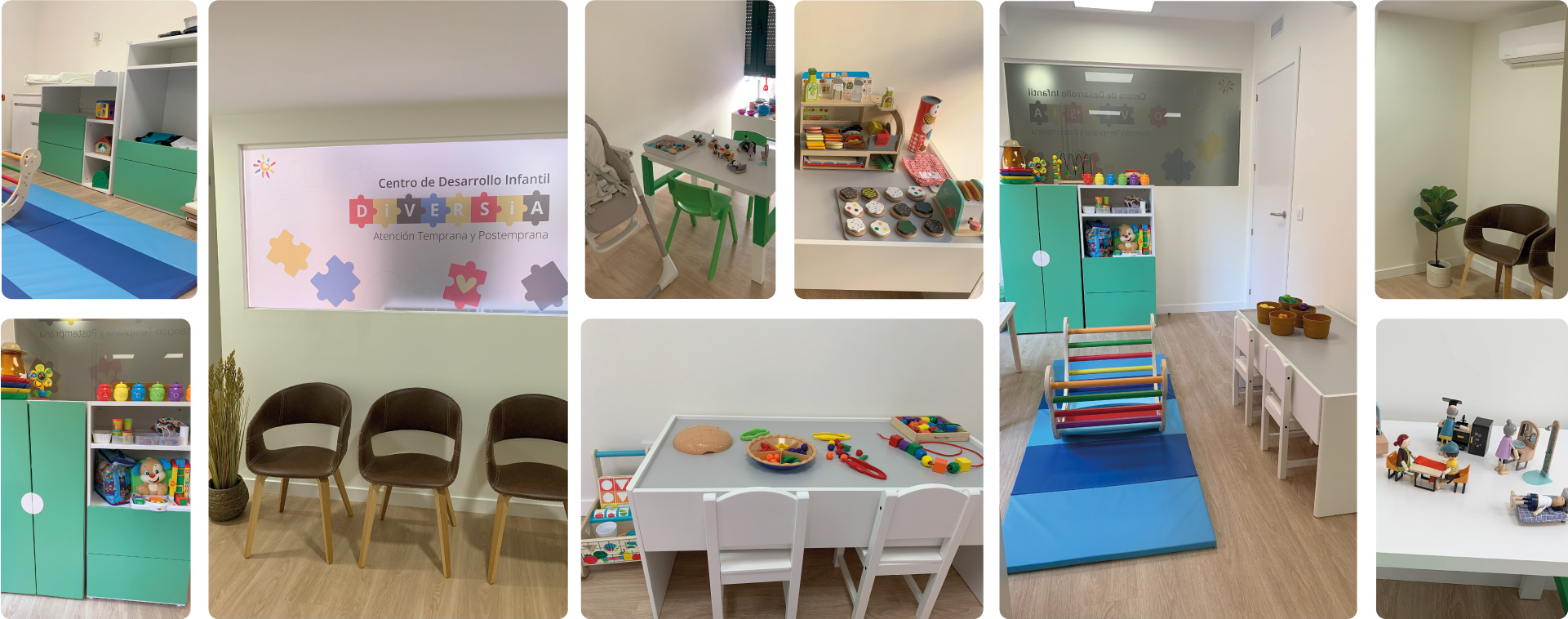 Instalaciones Centro Diversia Alcala Logopedia y Psicología Salas de logopedia y psicología en Centro Diversia con materiales especializados Alcalá de Henares